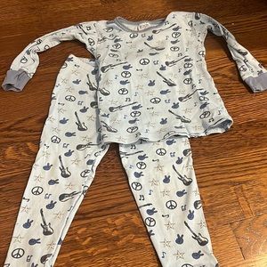 Kids Guitar Peace Pajamas